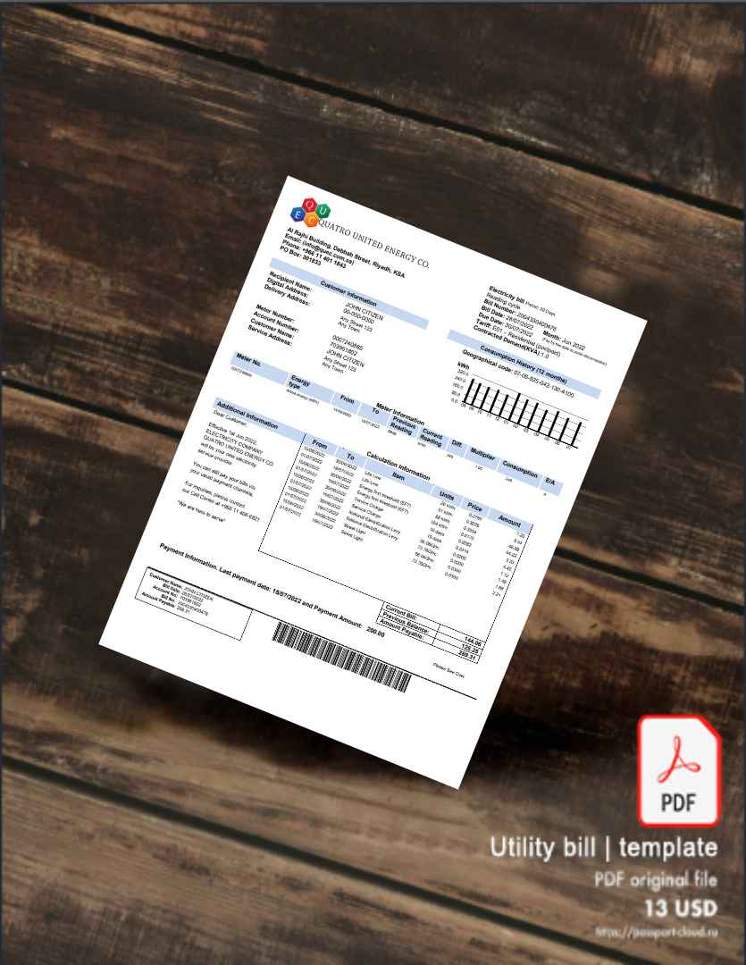 Utility bill | Albanian Power | Albania